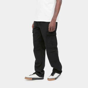 Regular Cargo Pant Black Garment Dyed