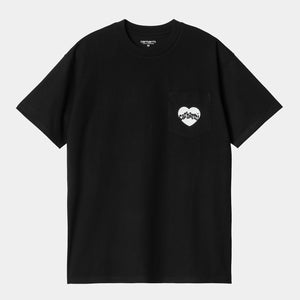 Amour Pocket T-Shirt Black / White