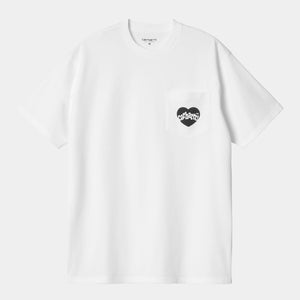 Amour Pocket T-Shirt White / Black