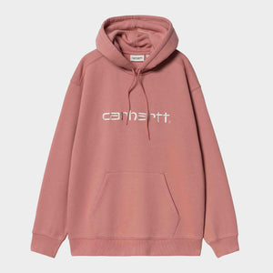 W' Hooded Carhartt Sweatshirt Dusty Rose / Moonbeam