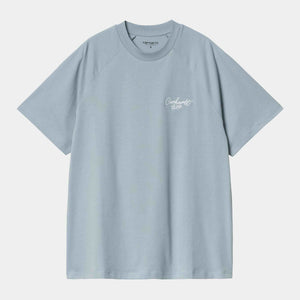 W' Signature T-Shirt Duck Blue / White